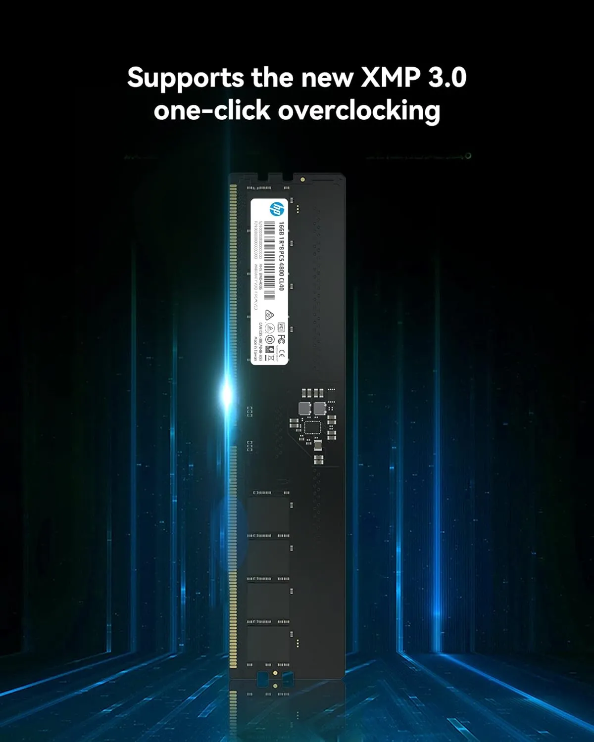 HP X2 Single RAM DDR5 16GB 4800MHz CL40 Desktop Memory - B7SA1AA#ACJ - Image 3